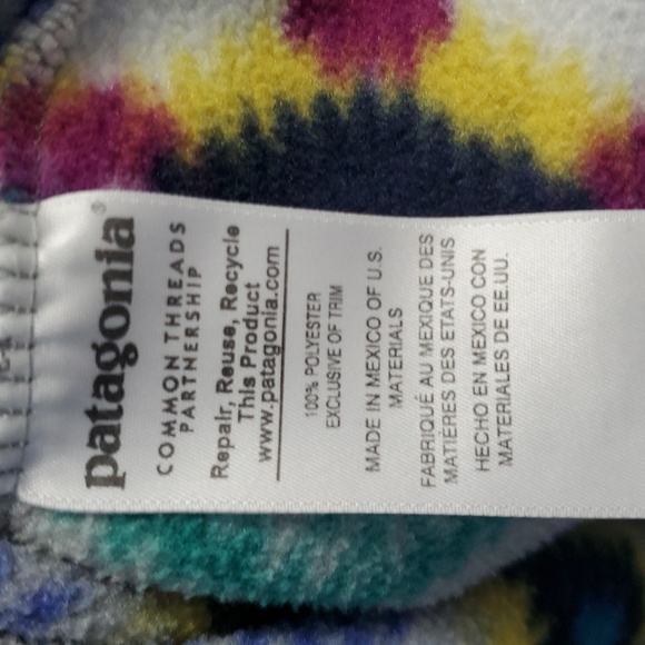 Patagonia Timber Twist Aztec Fleece XS T snap - Picture 5 of 9